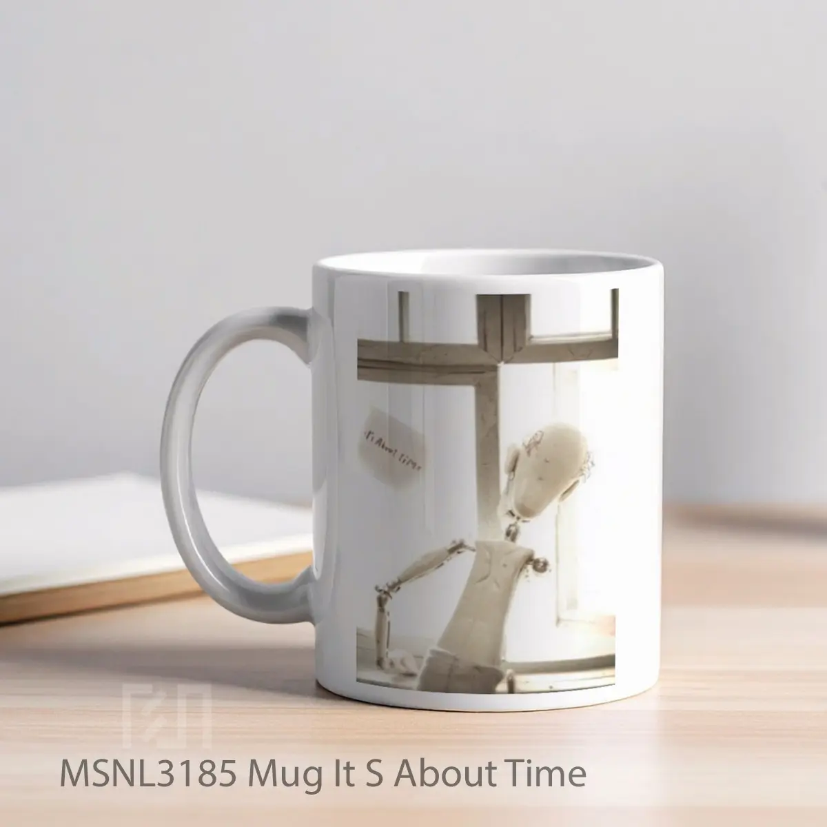 Mug It S About Time Gelas Keramik Tema Film MSNL3185 - Tampak Kiri