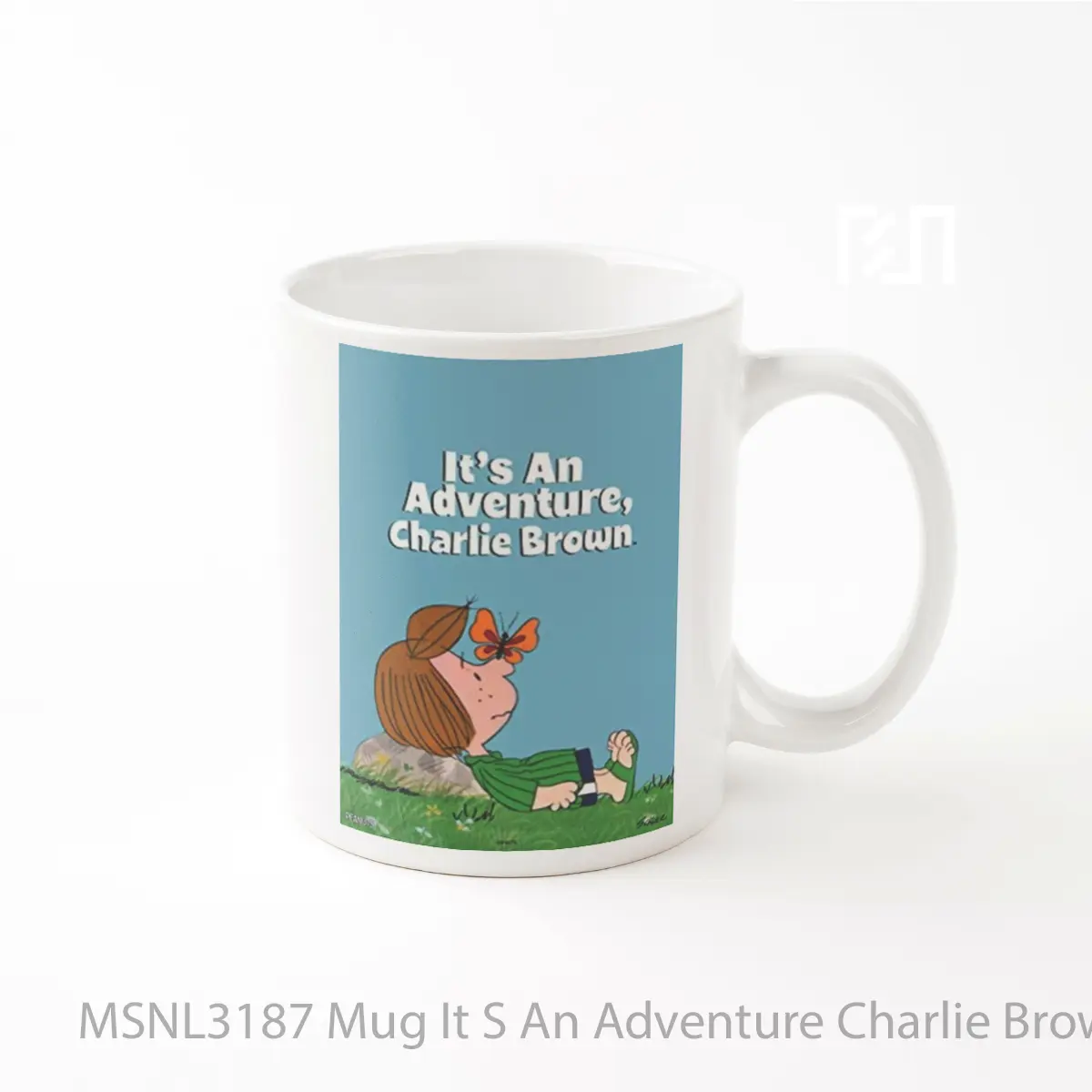 Mug It S An Adventure Charlie Brown Gelas Keramik Tema Film MSNL3187