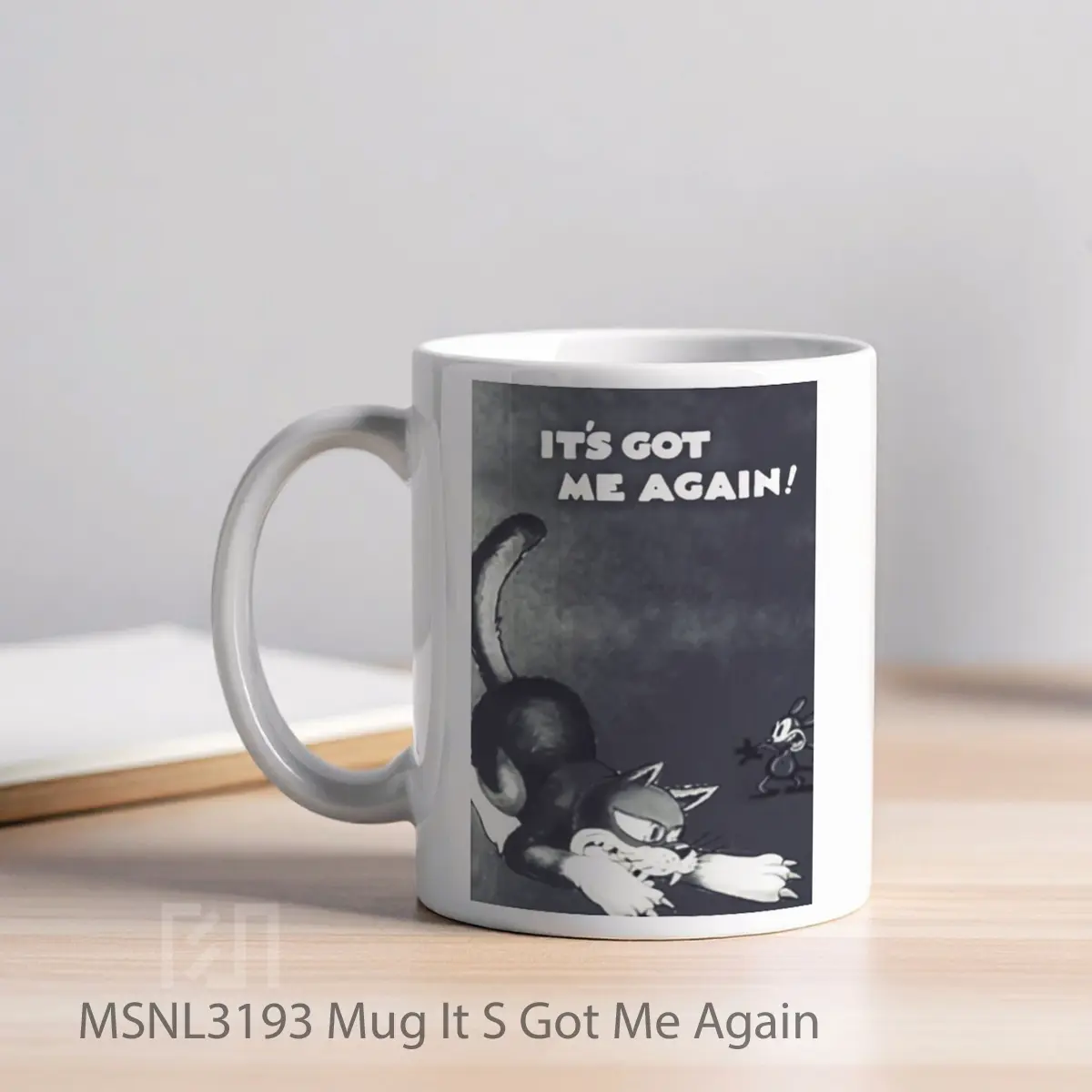 Mug It S Got Me Again Gelas Keramik Tema Film MSNL3193 - Tampak Kiri