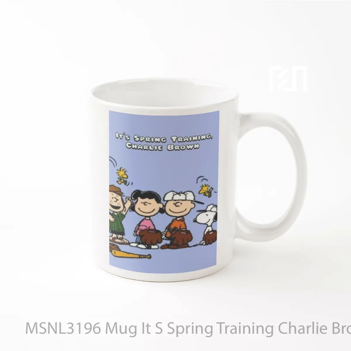 Mug It S Spring Training Charlie Brown Gelas Keramik Tema Film MSNL3196