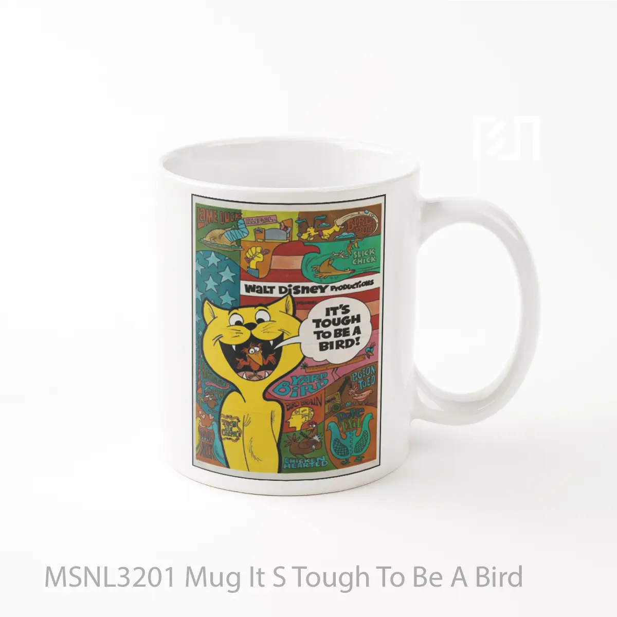 Mug It S Tough To Be A Bird Gelas Keramik Tema Film MSNL3201