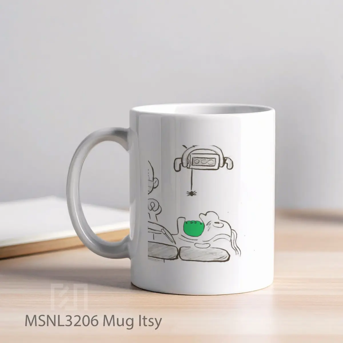 Mug Itsy Gelas Keramik Tema Film MSNL3206 - Tampak Kiri