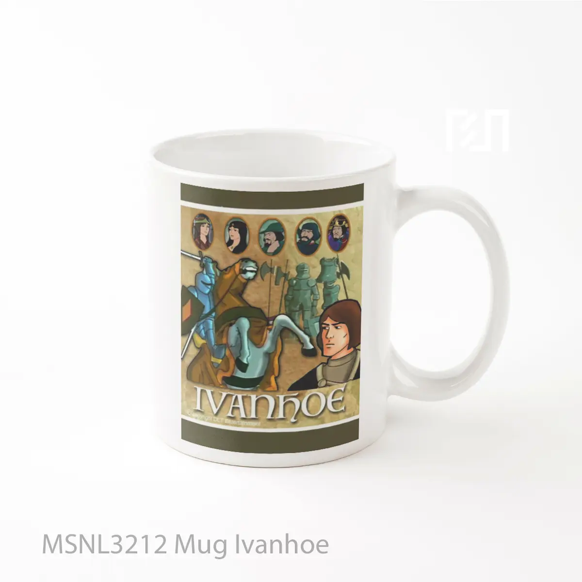 Mug Ivanhoe Gelas Keramik Tema Film MSNL3212