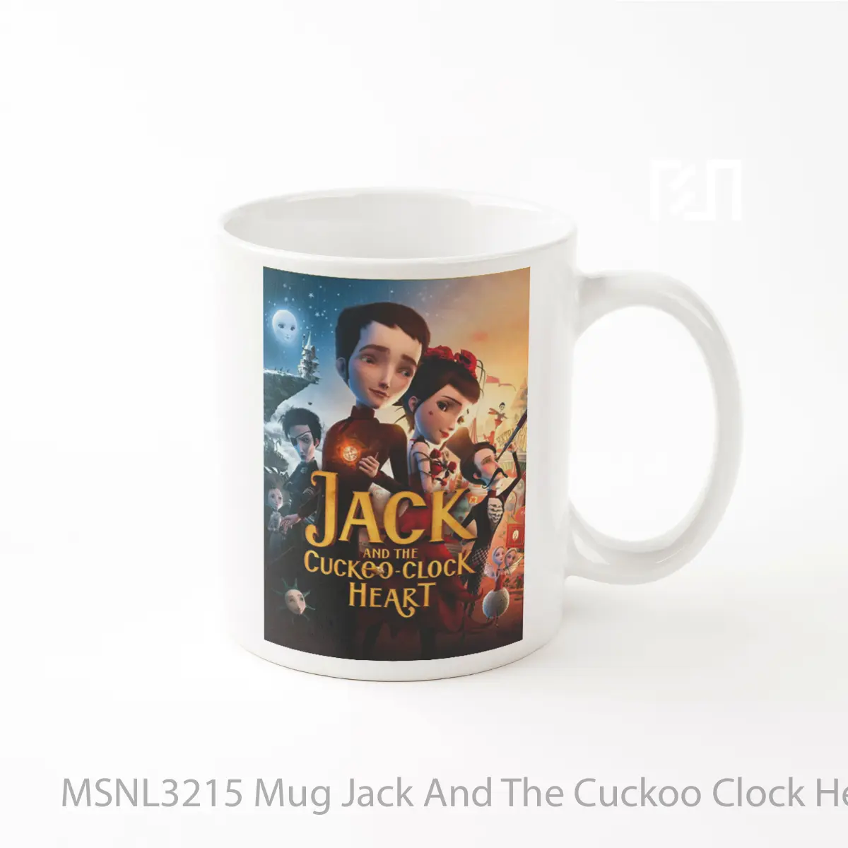 Mug Jack And The Cuckoo Clock Heart Gelas Keramik Tema Film MSNL3215