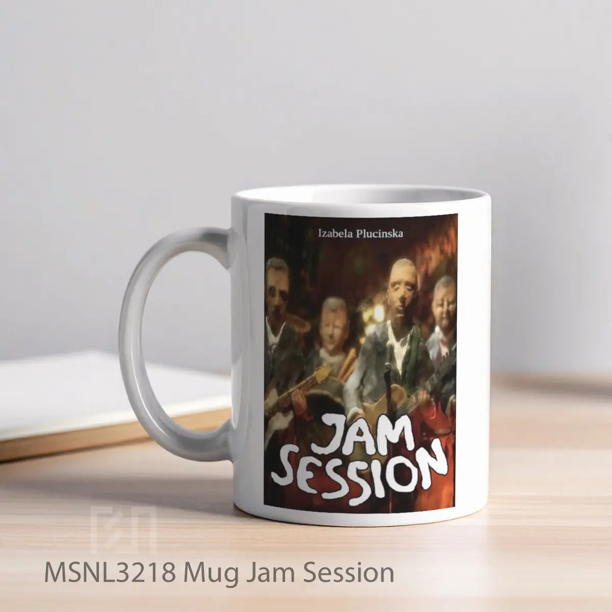 Mug Jam Session Gelas Keramik Tema Film MSNL3218 - Tampak Kiri