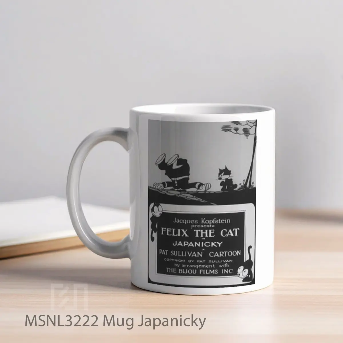 Mug Japanicky Gelas Keramik Tema Film MSNL3222 - Tampak Kiri