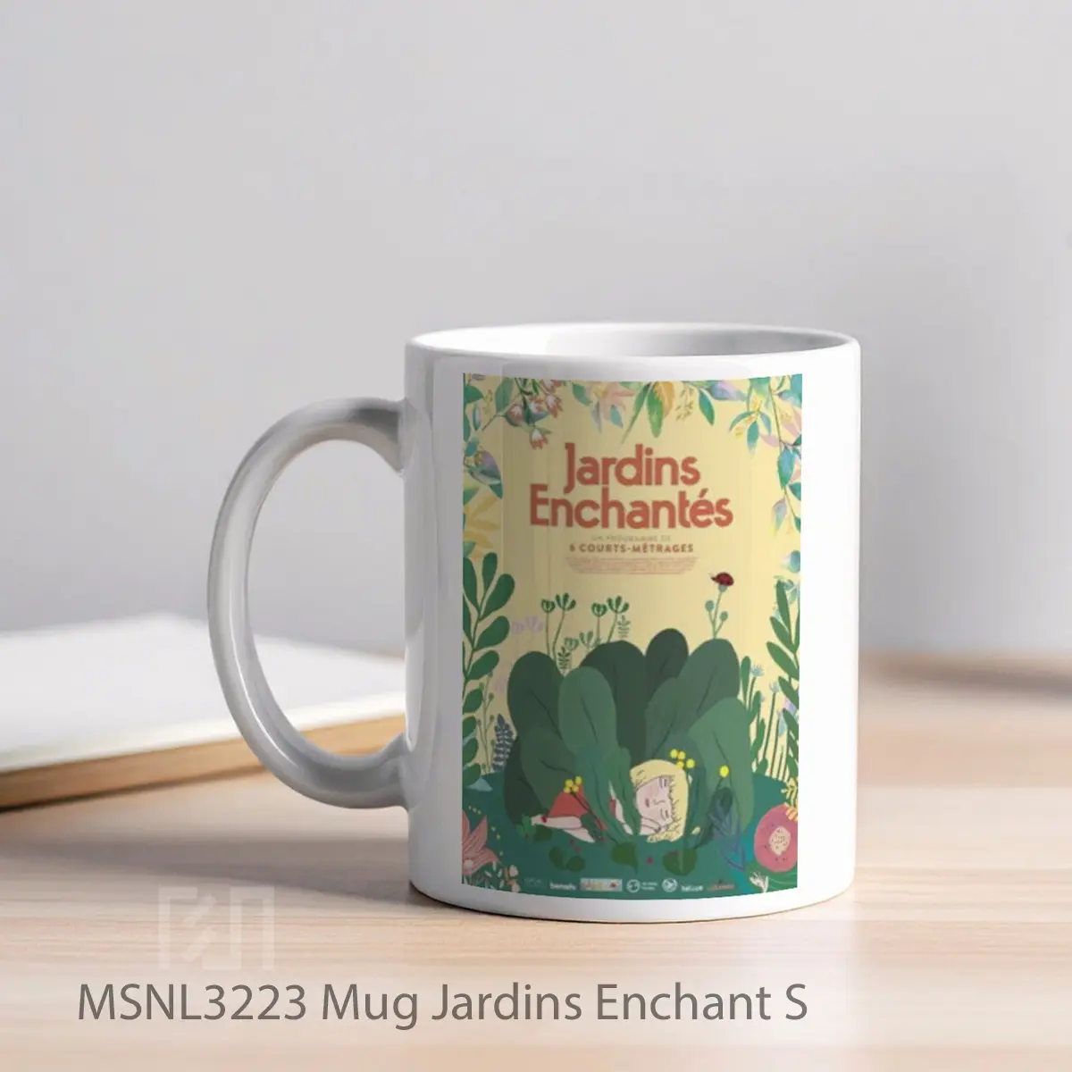 Mug Jardins Enchant S Gelas Keramik Tema Film MSNL3223 - Tampak Kiri