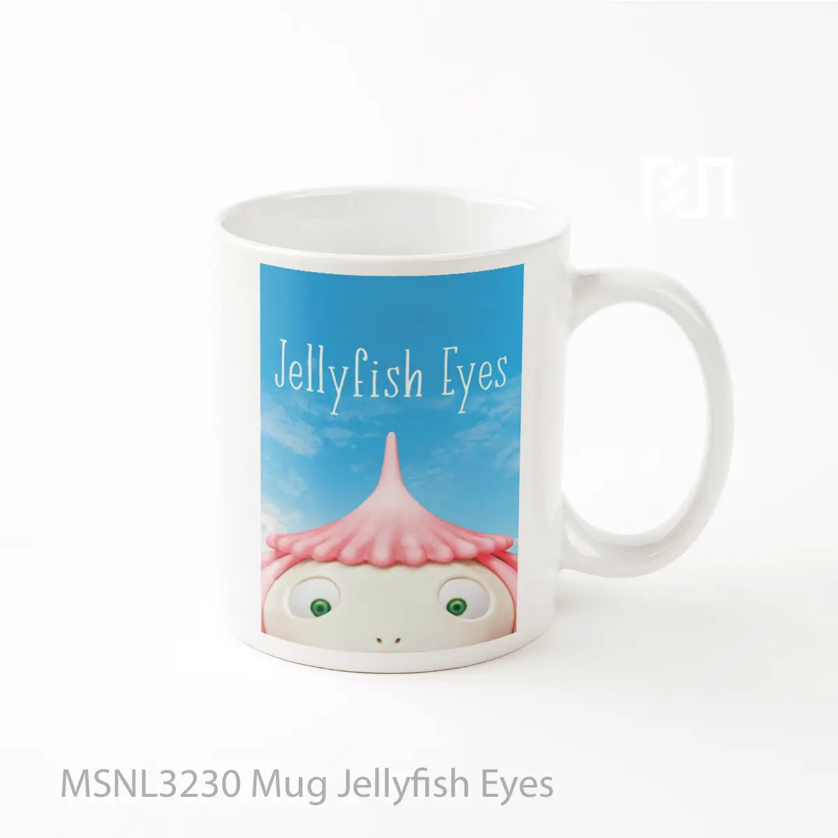 Mug Jellyfish Eyes Gelas Keramik Tema Film MSNL3230
