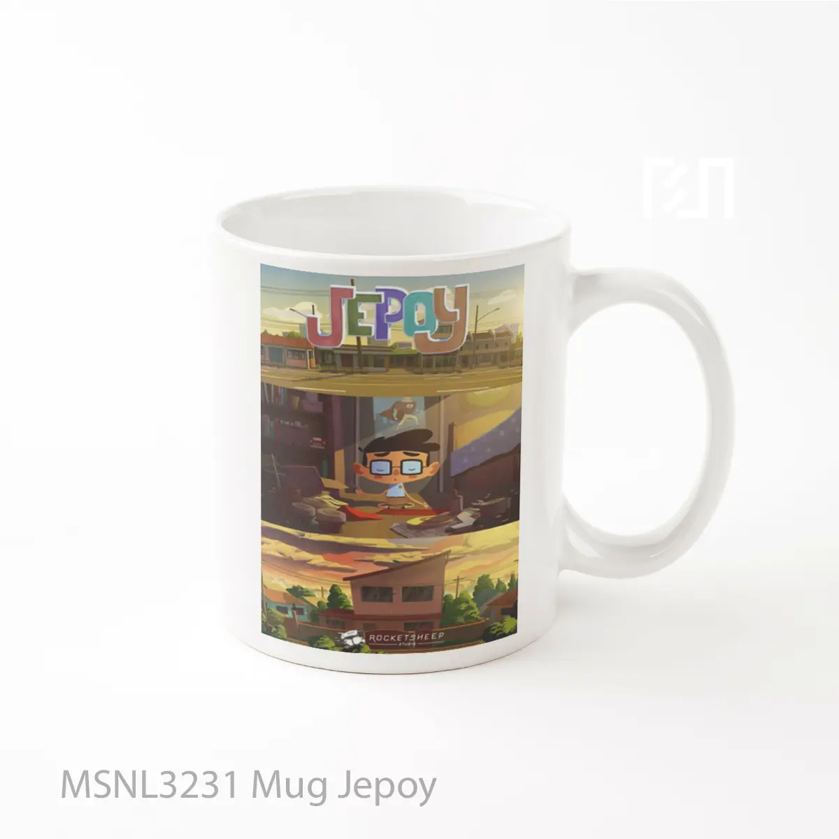 Mug Jepoy Gelas Keramik Tema Film MSNL3231