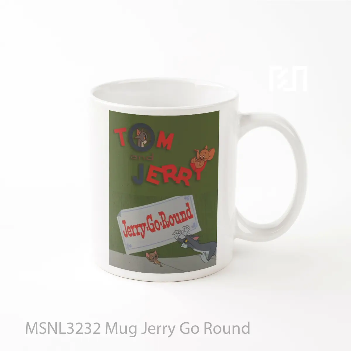 Mug Jerry Go Round Gelas Keramik Tema Film MSNL3232