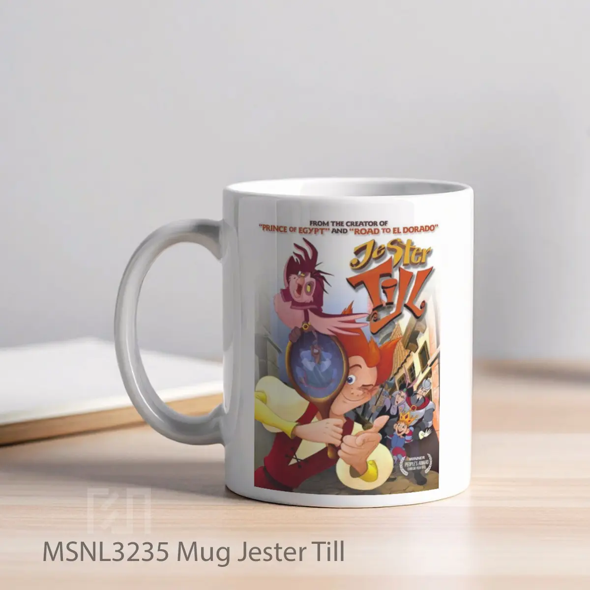 Mug Jester Till Gelas Keramik Tema Film MSNL3235 - Tampak Kiri
