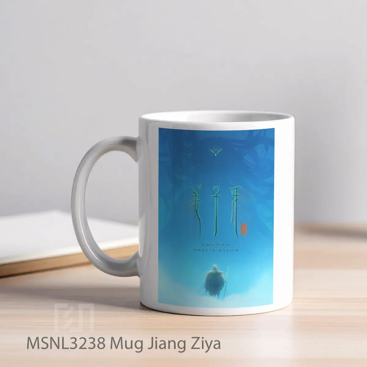Mug Jiang Ziya Gelas Keramik Tema Film MSNL3238 - Tampak Kiri