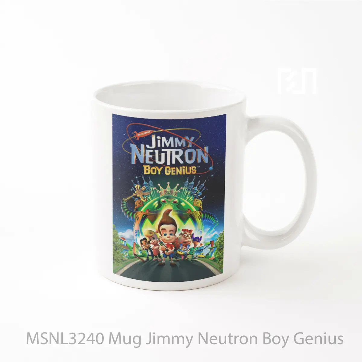 Mug Jimmy Neutron Boy Genius Gelas Keramik Tema Film MSNL3240