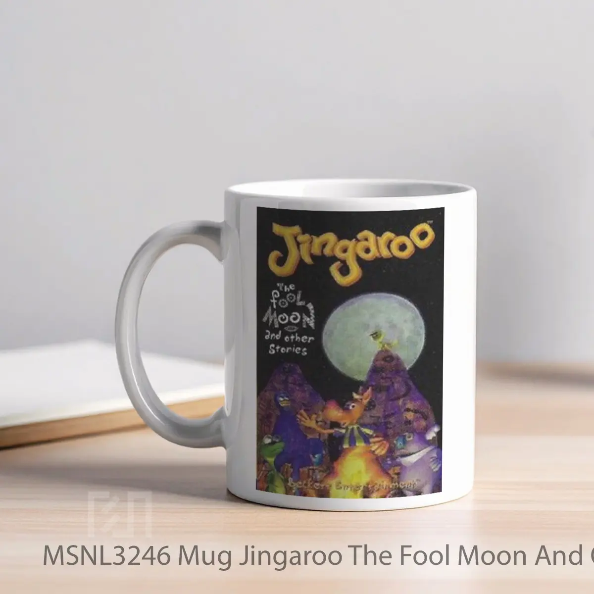 Mug Jingaroo The Fool Moon And Other Stories Gelas Keramik Tema Film MSNL3246 - Tampak Kiri
