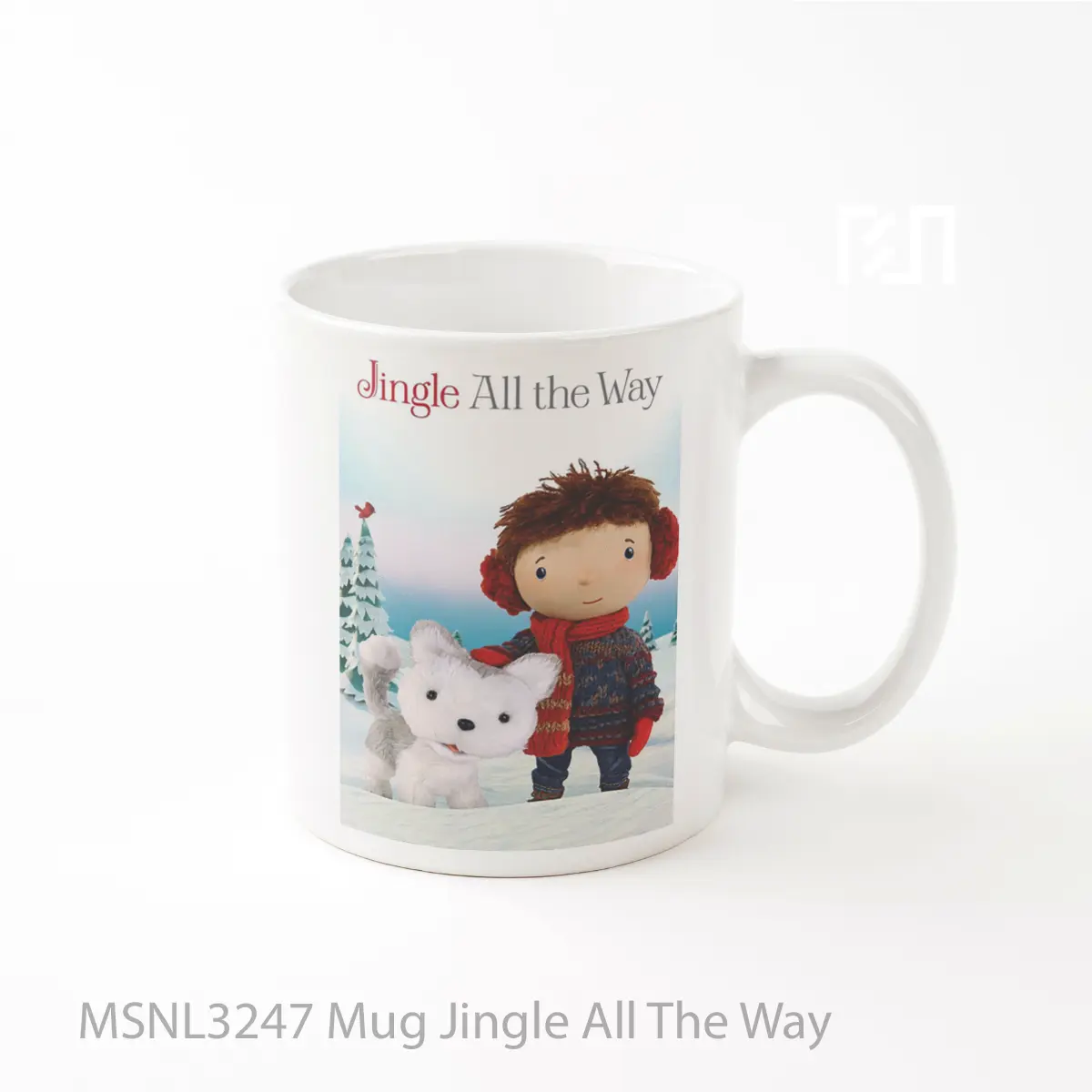 Mug Jingle All The Way Gelas Keramik Tema Film MSNL3247