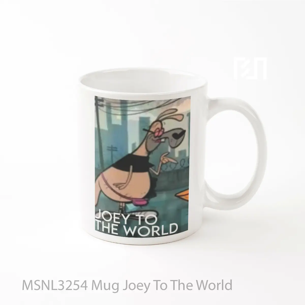 Mug Joey To The World Gelas Keramik Tema Film MSNL3254