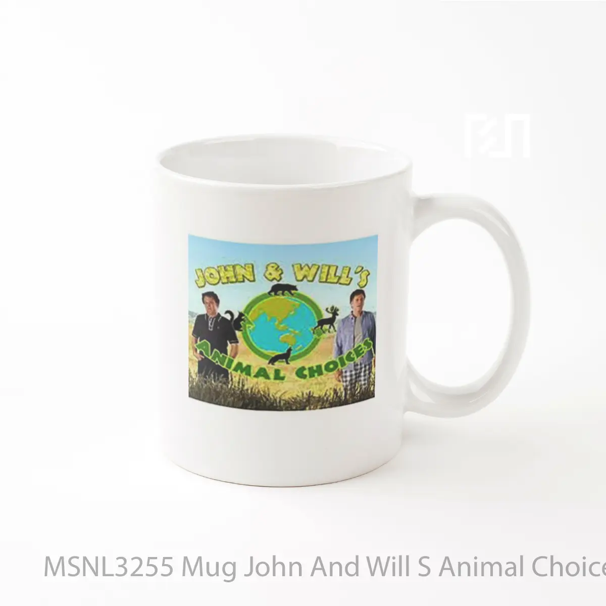 Mug John And Will S Animal Choices Gelas Keramik Tema Film MSNL3255