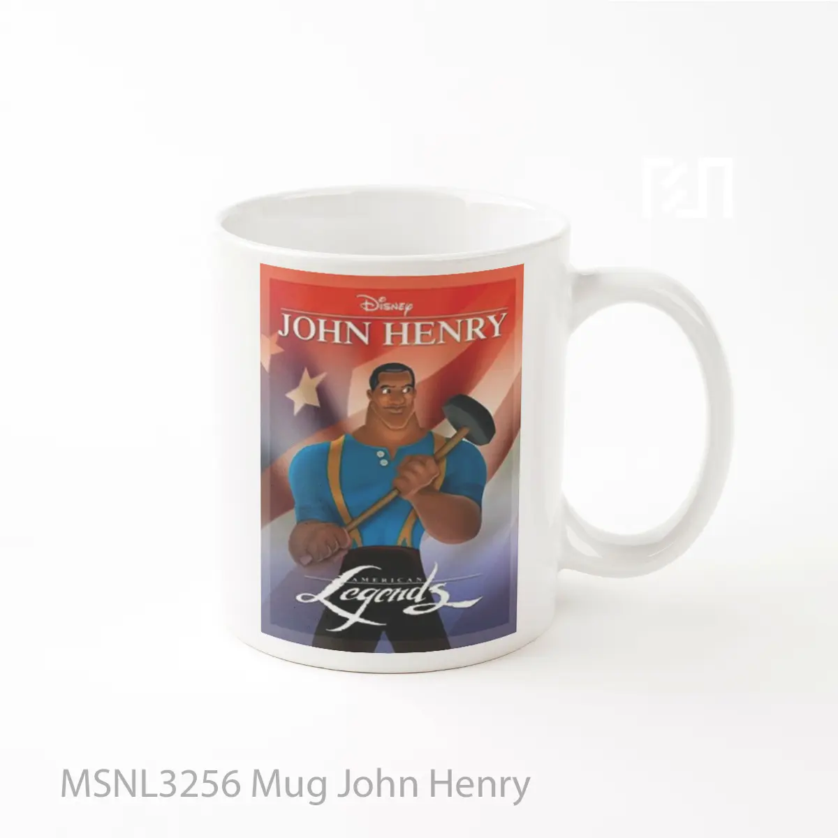 Mug John Henry Gelas Keramik Tema Film MSNL3256