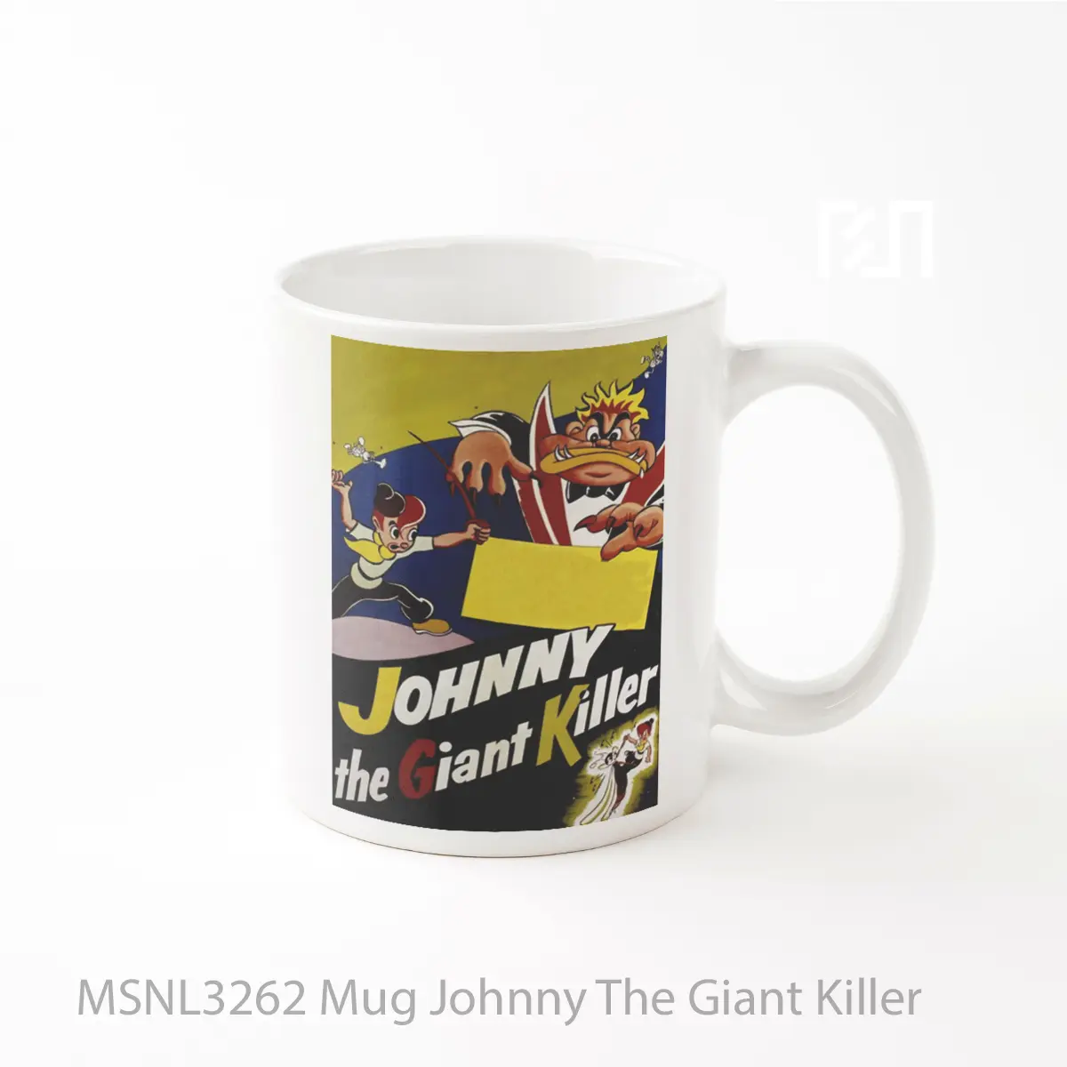 Mug Johnny The Giant Killer Gelas Keramik Tema Film MSNL3262