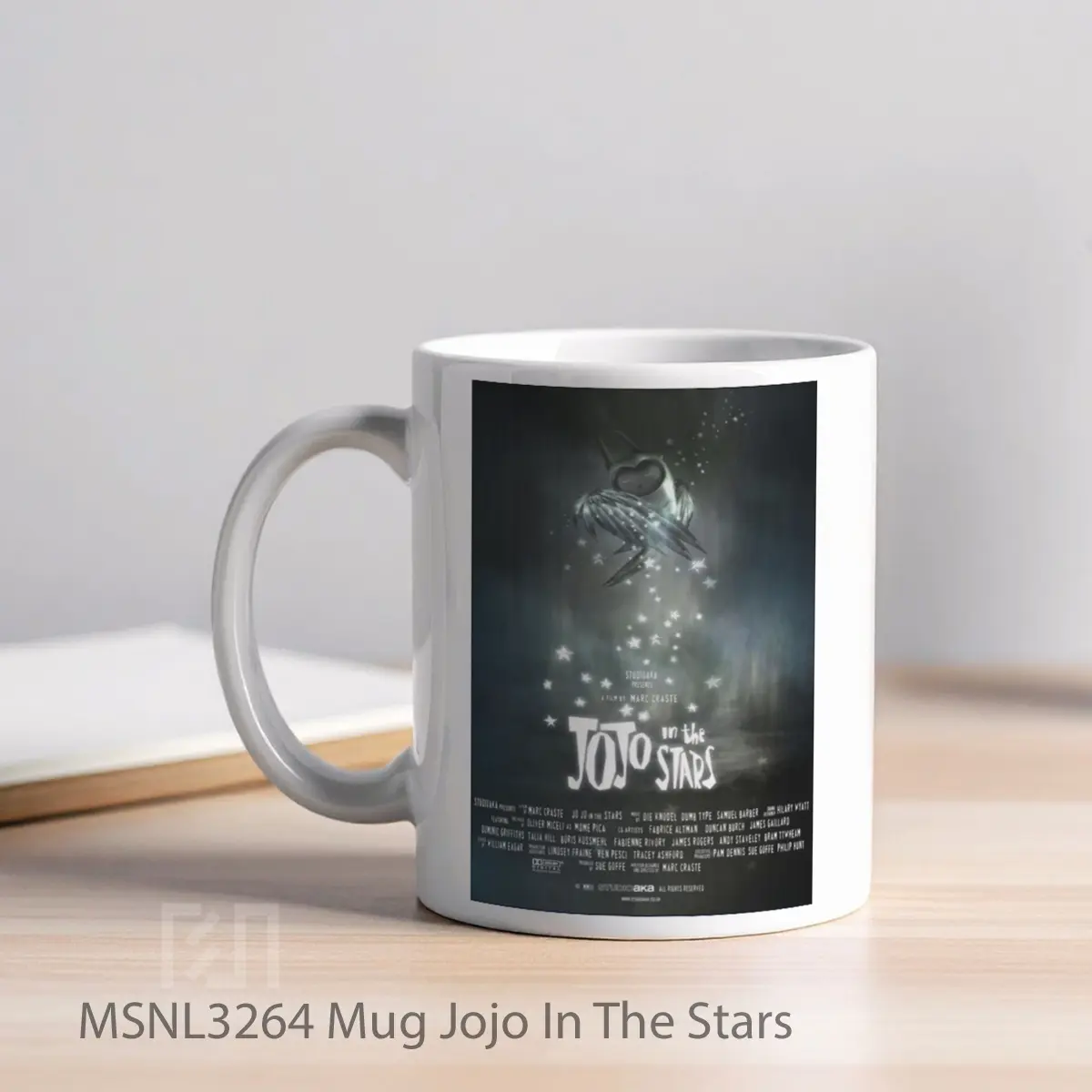 Mug Jojo In The Stars Gelas Keramik Tema Film MSNL3264 - Tampak Kiri