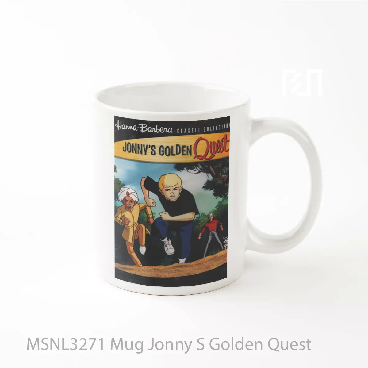 Mug Jonny S Golden Quest Gelas Keramik Tema Film MSNL3271