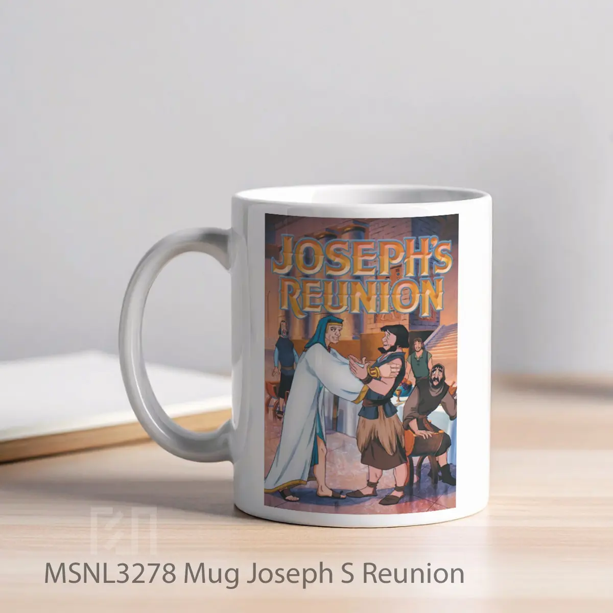 Mug Joseph S Reunion Gelas Keramik Tema Film MSNL3278 - Tampak Kiri
