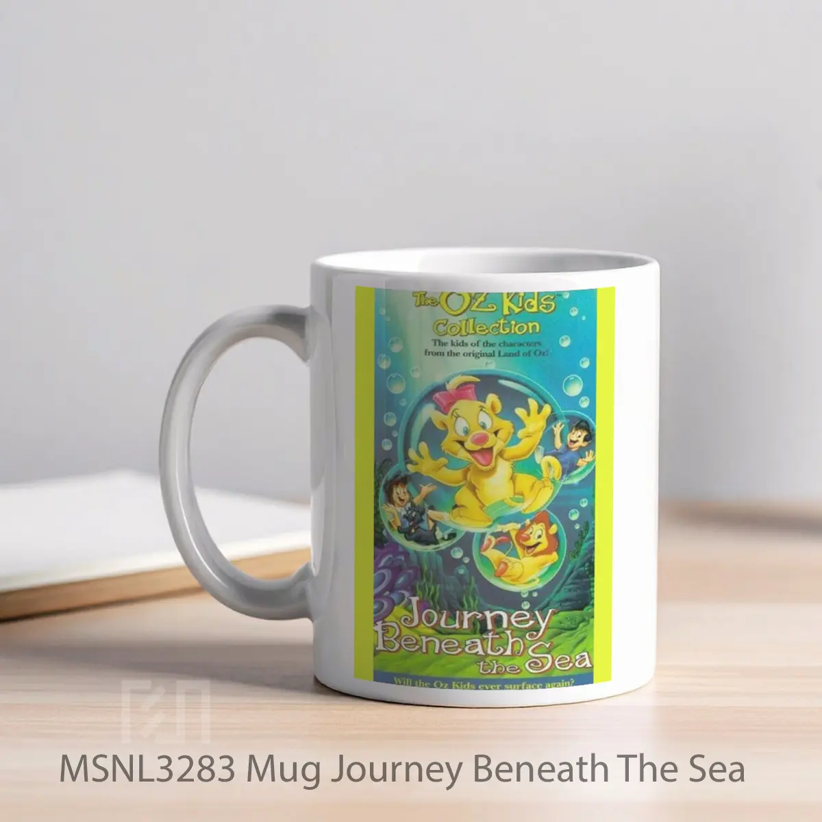 Mug Journey Beneath The Sea Gelas Keramik Tema Film MSNL3283 - Tampak Kiri