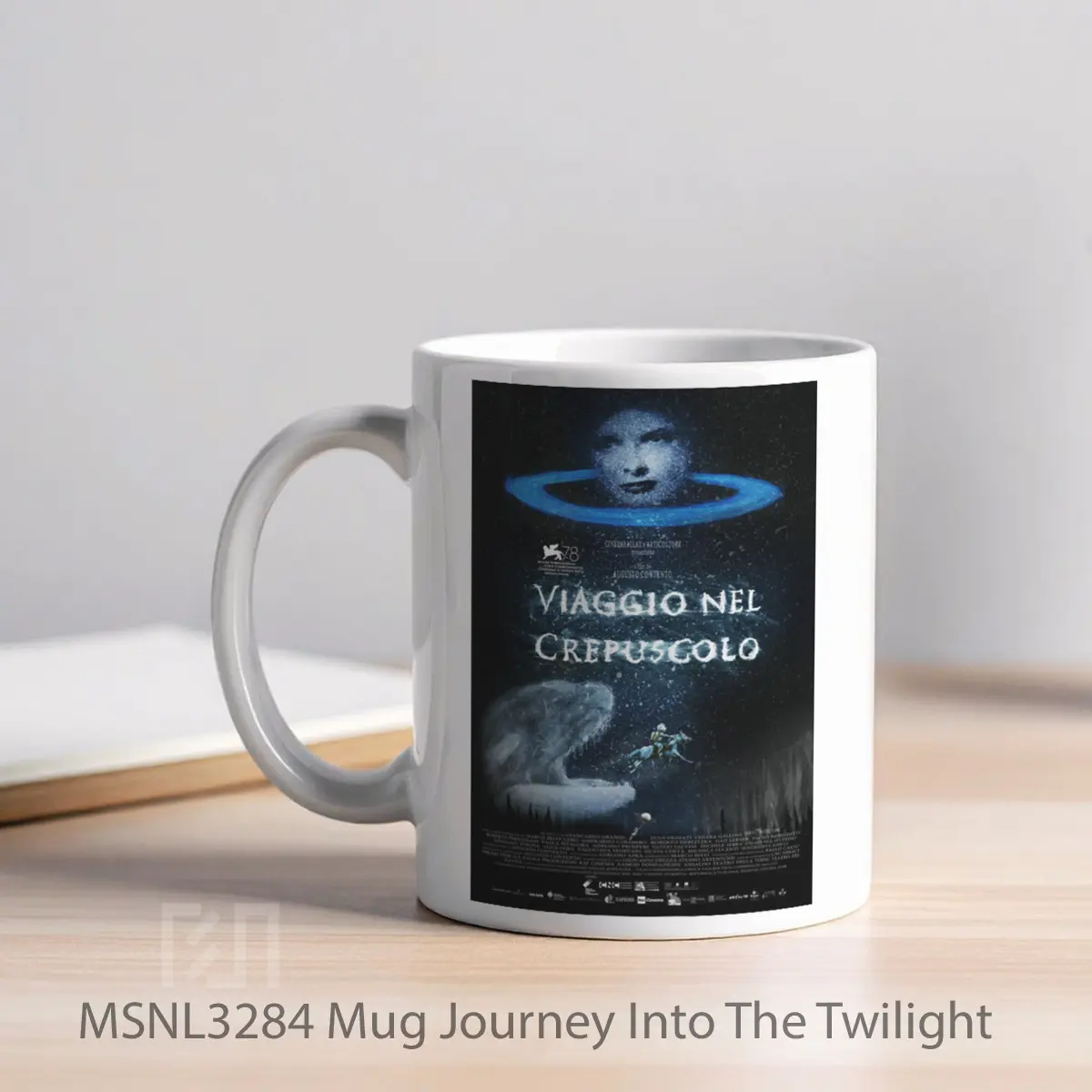 Mug Journey Into The Twilight Gelas Keramik Tema Film MSNL3284 - Tampak Kiri