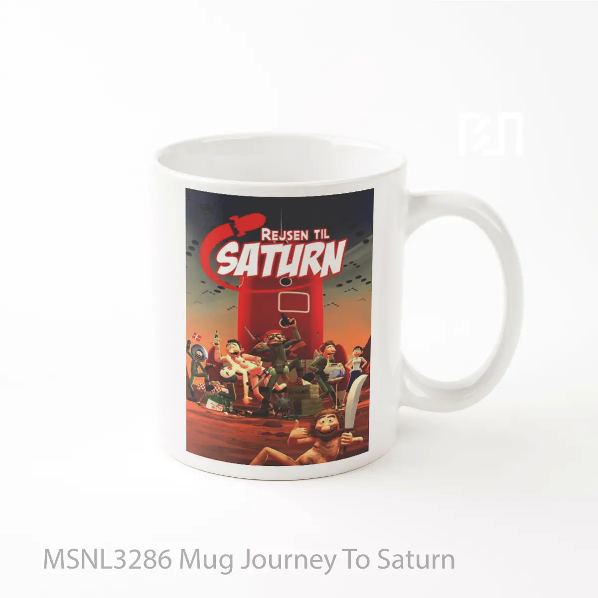 Mug Journey To Saturn Gelas Keramik Tema Film MSNL3286