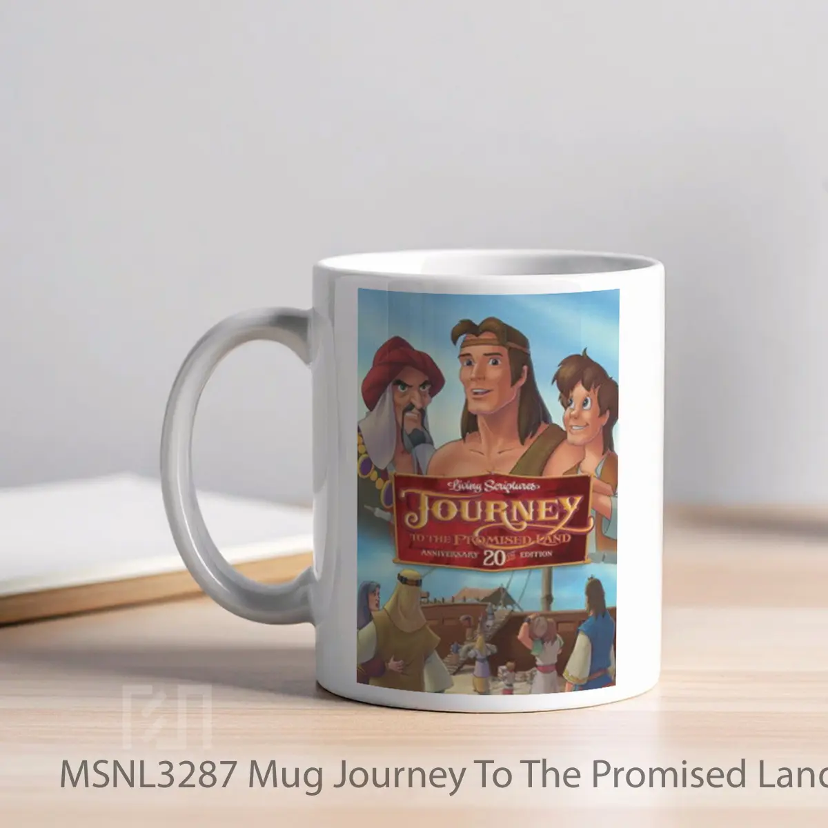 Mug Journey To The Promised Land Gelas Keramik Tema Film MSNL3287 - Tampak Kiri