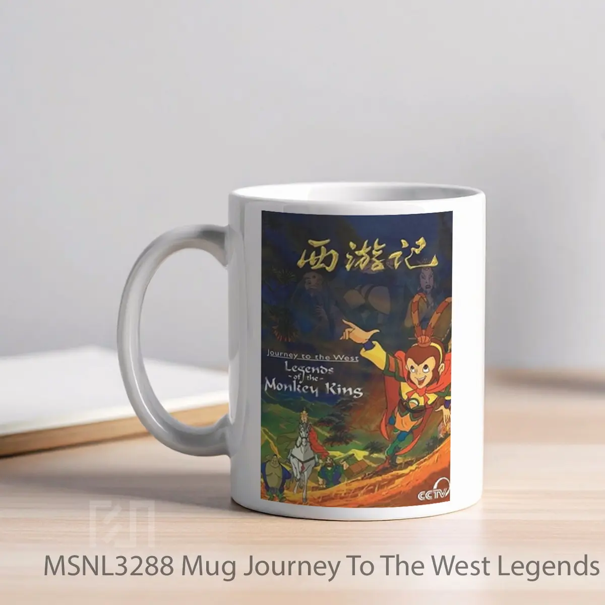Mug Journey To The West Legends Of The Monkey King Gelas Keramik Tema Film MSNL3288 - Tampak Kiri
