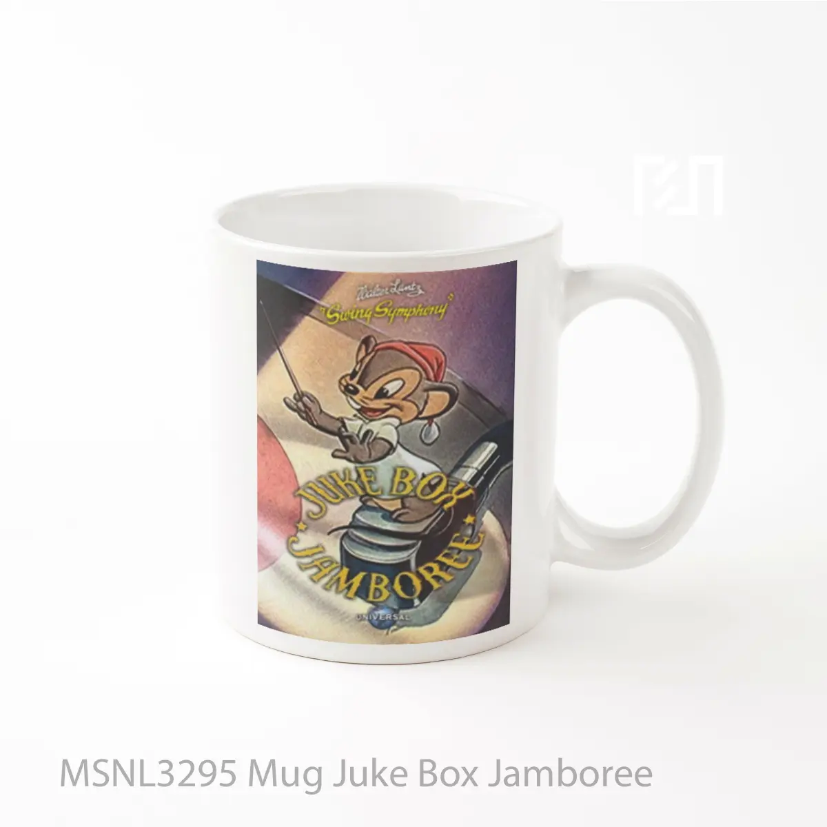 Mug Juke Box Jamboree Gelas Keramik Tema Film MSNL3295