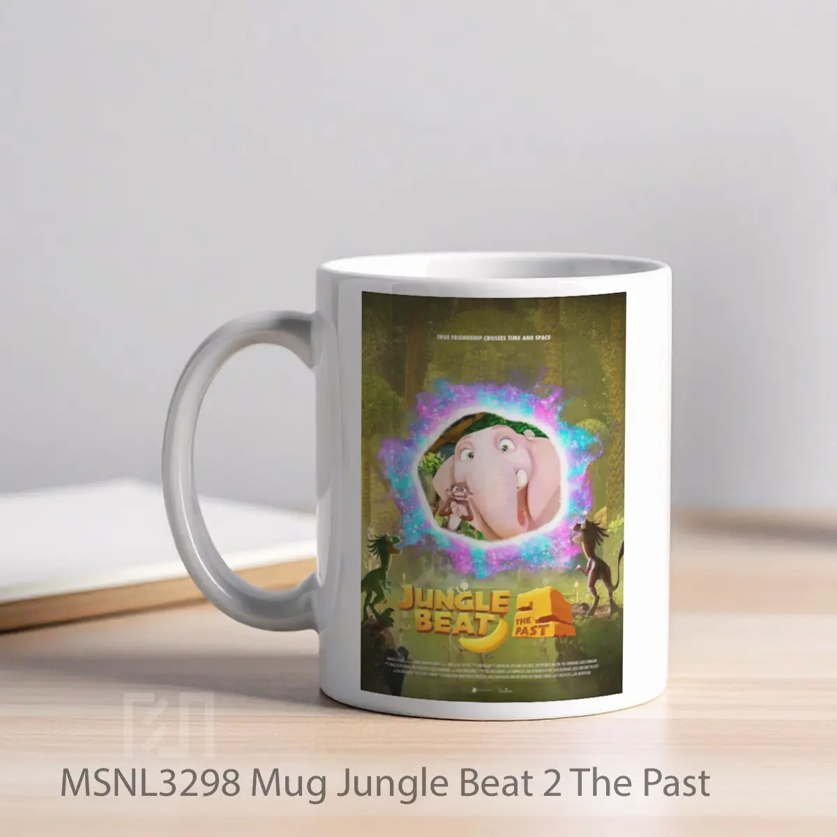 Mug Jungle Beat 2 The Past Gelas Keramik Tema Film MSNL3298 - Tampak Kiri