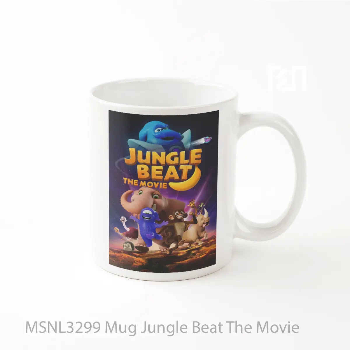 Mug Jungle Beat The Movie Gelas Keramik Tema Film MSNL3299