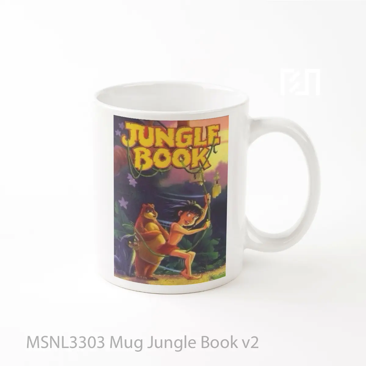 Mug Jungle Book V2 Gelas Keramik Tema Film MSNL3303