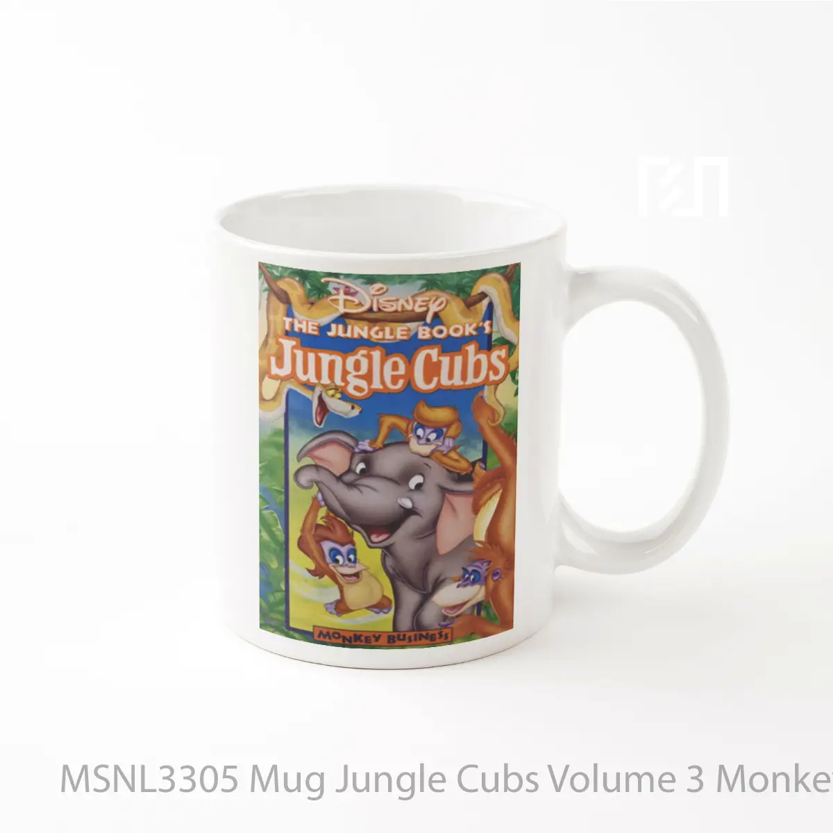 Mug Jungle Cubs Volume 3 Monkey Business Gelas Keramik Tema Film MSNL3305