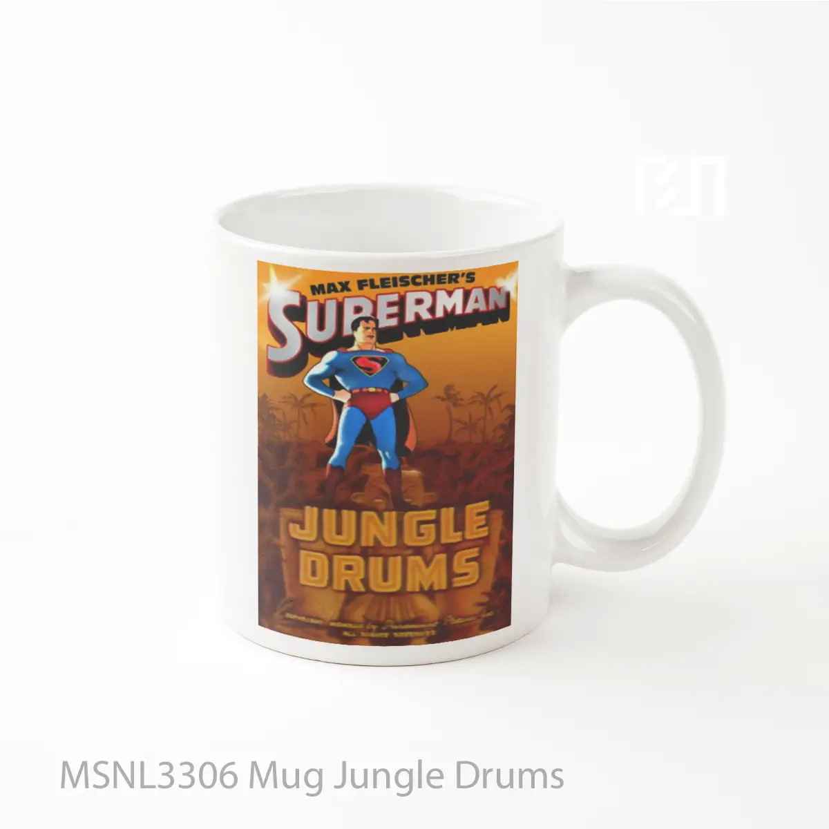 Mug Jungle Drums Gelas Keramik Tema Film MSNL3306