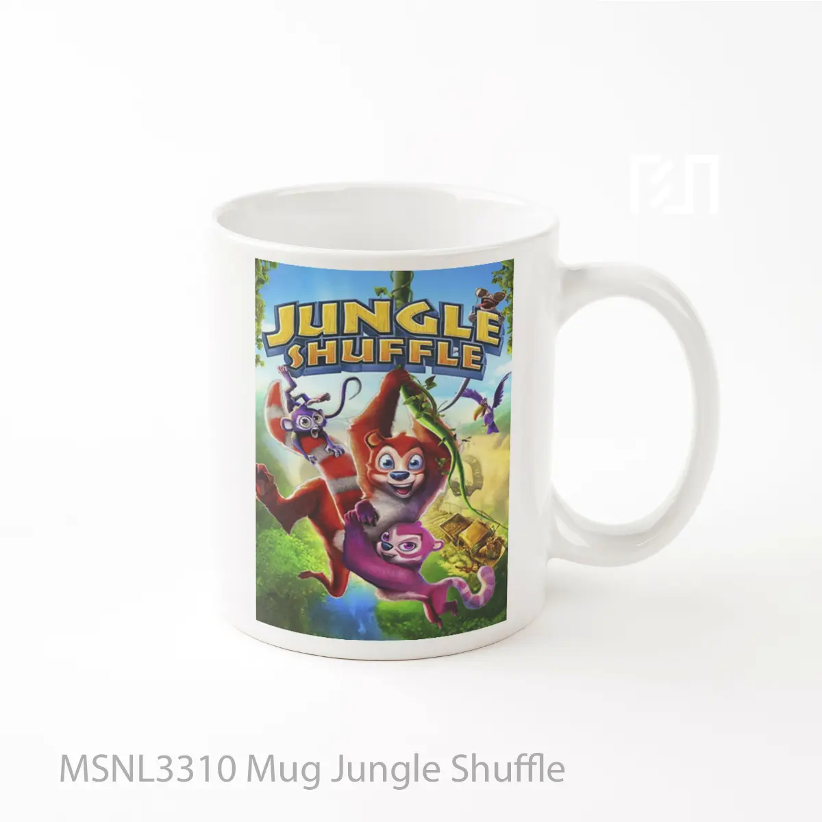 Mug Jungle Shuffle Gelas Keramik Tema Film MSNL3310