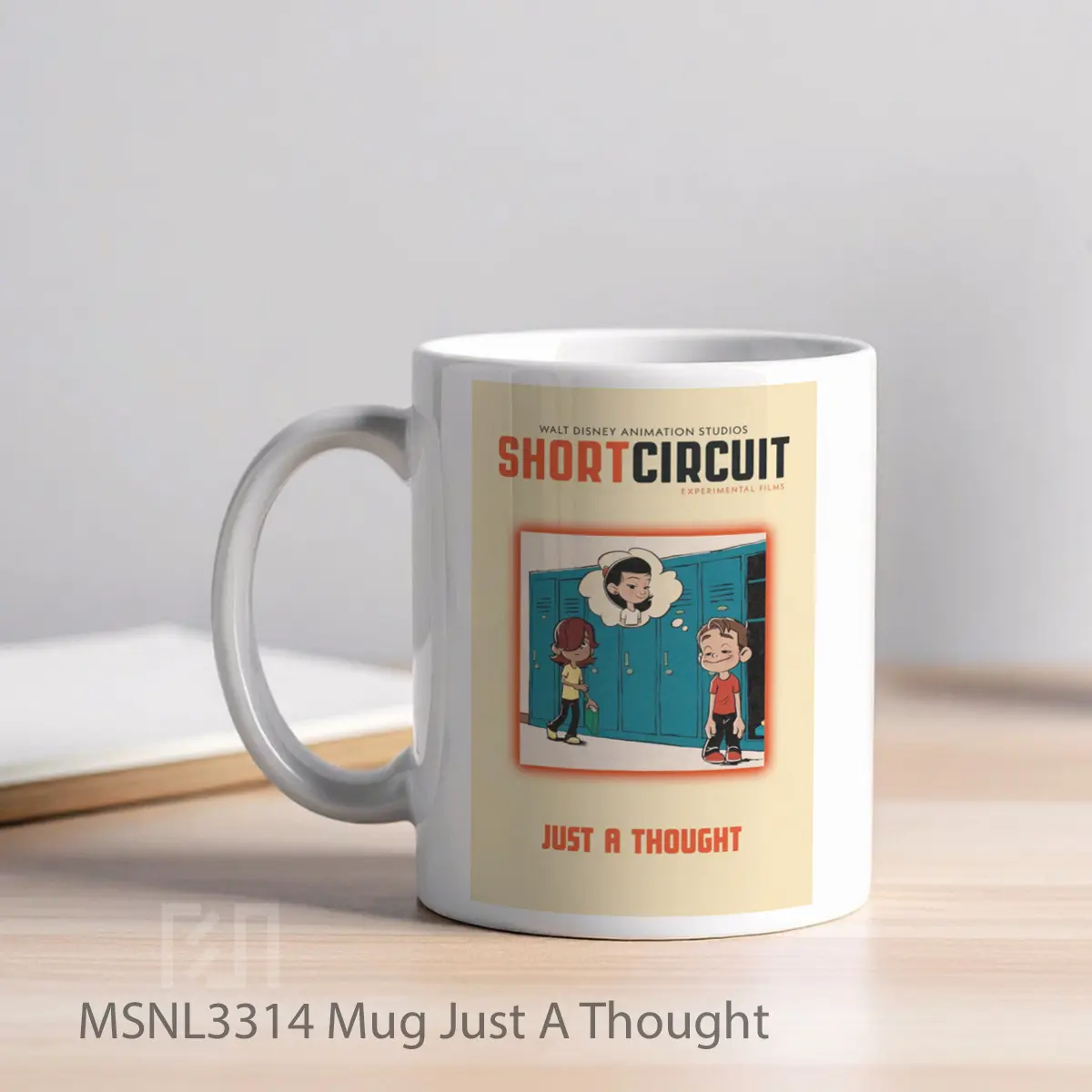 Mug Just A Thought Gelas Keramik Tema Film MSNL3314 - Tampak Kiri