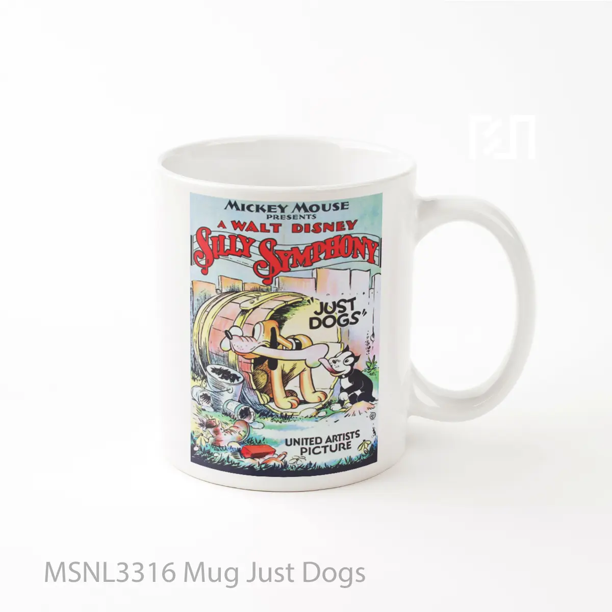 Mug Just Dogs Gelas Keramik Tema Film MSNL3316