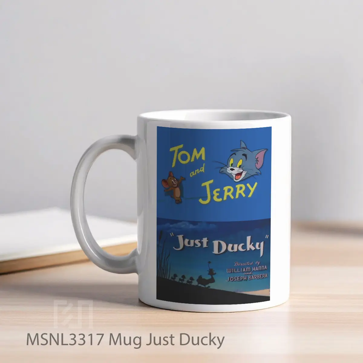 Mug Just Ducky Gelas Keramik Tema Film MSNL3317 - Tampak Kiri