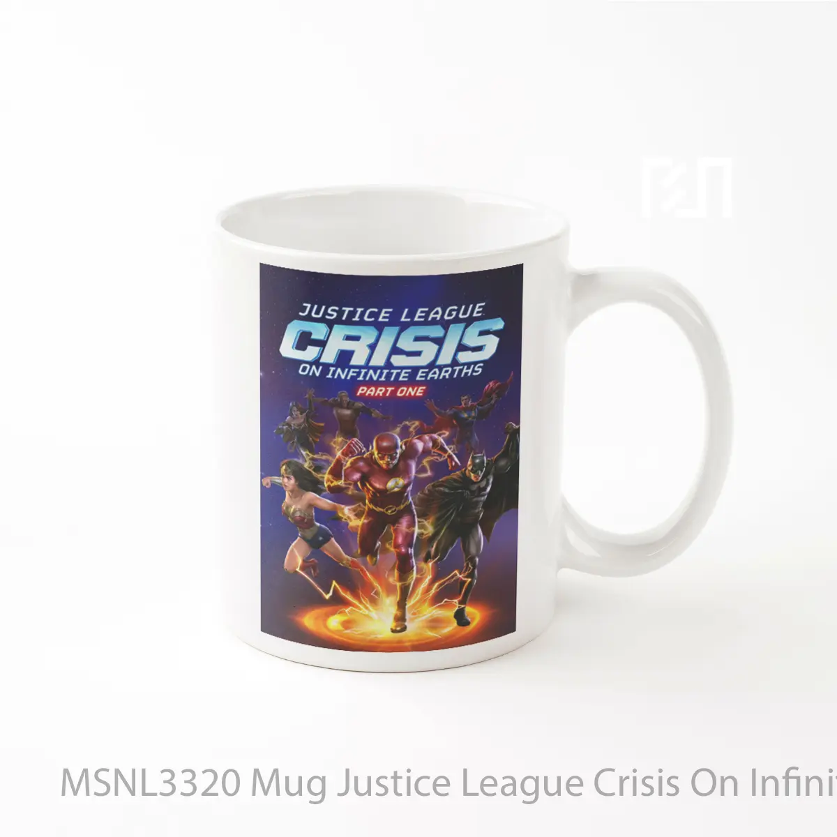 Mug Justice League Crisis On Infinite Earths Part One Gelas Keramik Tema Film MSNL3320