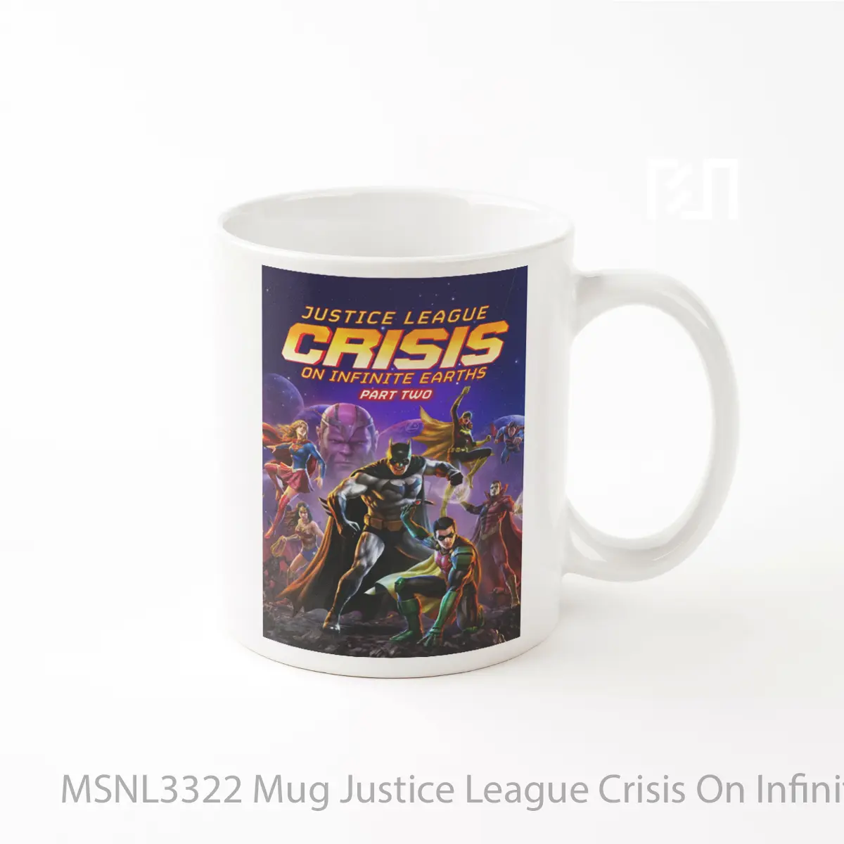 Mug Justice League Crisis On Infinite Earths Part Two Gelas Keramik Tema Film MSNL3322