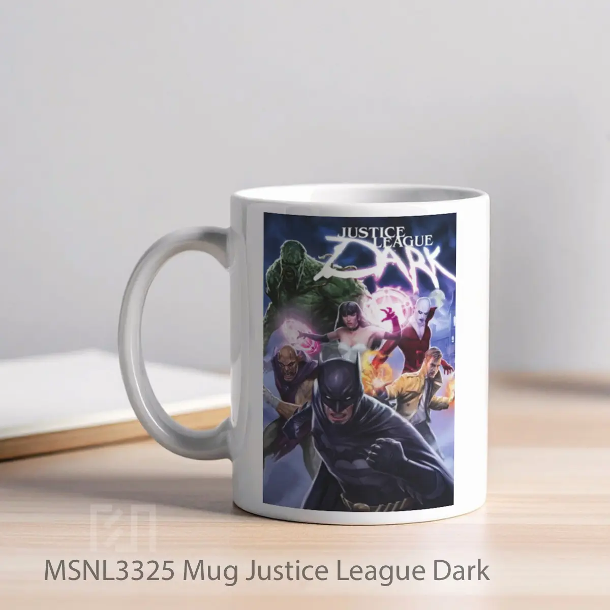 Mug Justice League Dark Gelas Keramik Tema Film MSNL3325 - Tampak Kiri