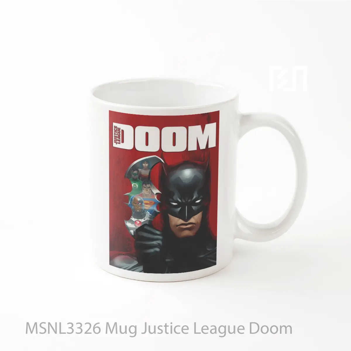 Mug Justice League Doom Gelas Keramik Tema Film MSNL3326