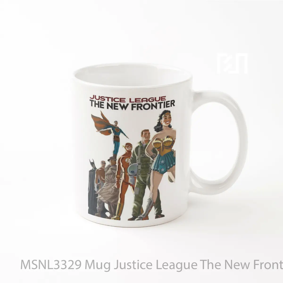 Mug Justice League The New Frontier Gelas Keramik Tema Film MSNL3329