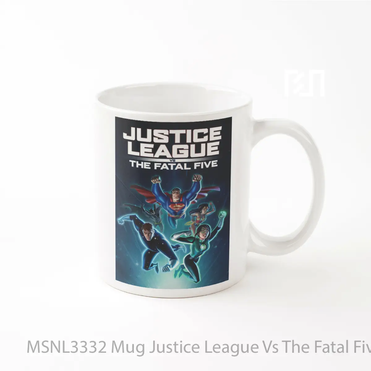 Mug Justice League Vs The Fatal Five Gelas Keramik Tema Film MSNL3332