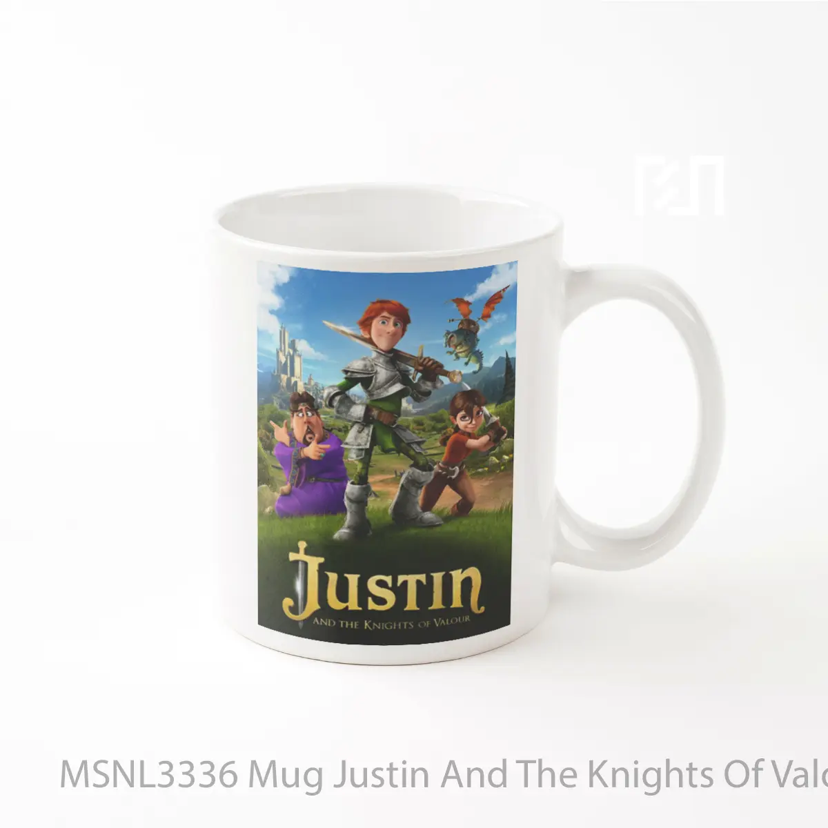 Mug Justin And The Knights Of Valour Gelas Keramik Tema Film MSNL3336