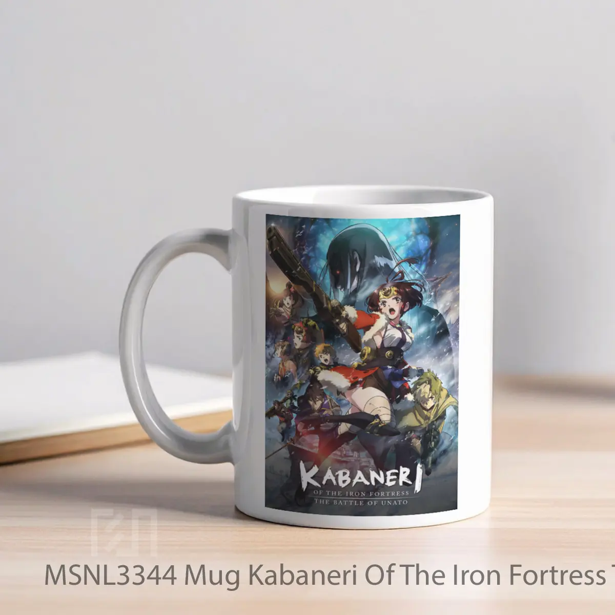 Mug Kabaneri Of The Iron Fortress The Battle Of Unato Gelas Keramik Tema Film MSNL3344 - Tampak Kiri