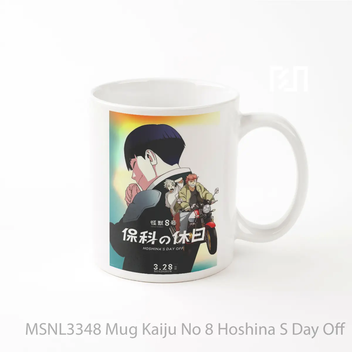 Mug Kaiju No 8 Hoshina S Day Off Gelas Keramik Tema Film MSNL3348